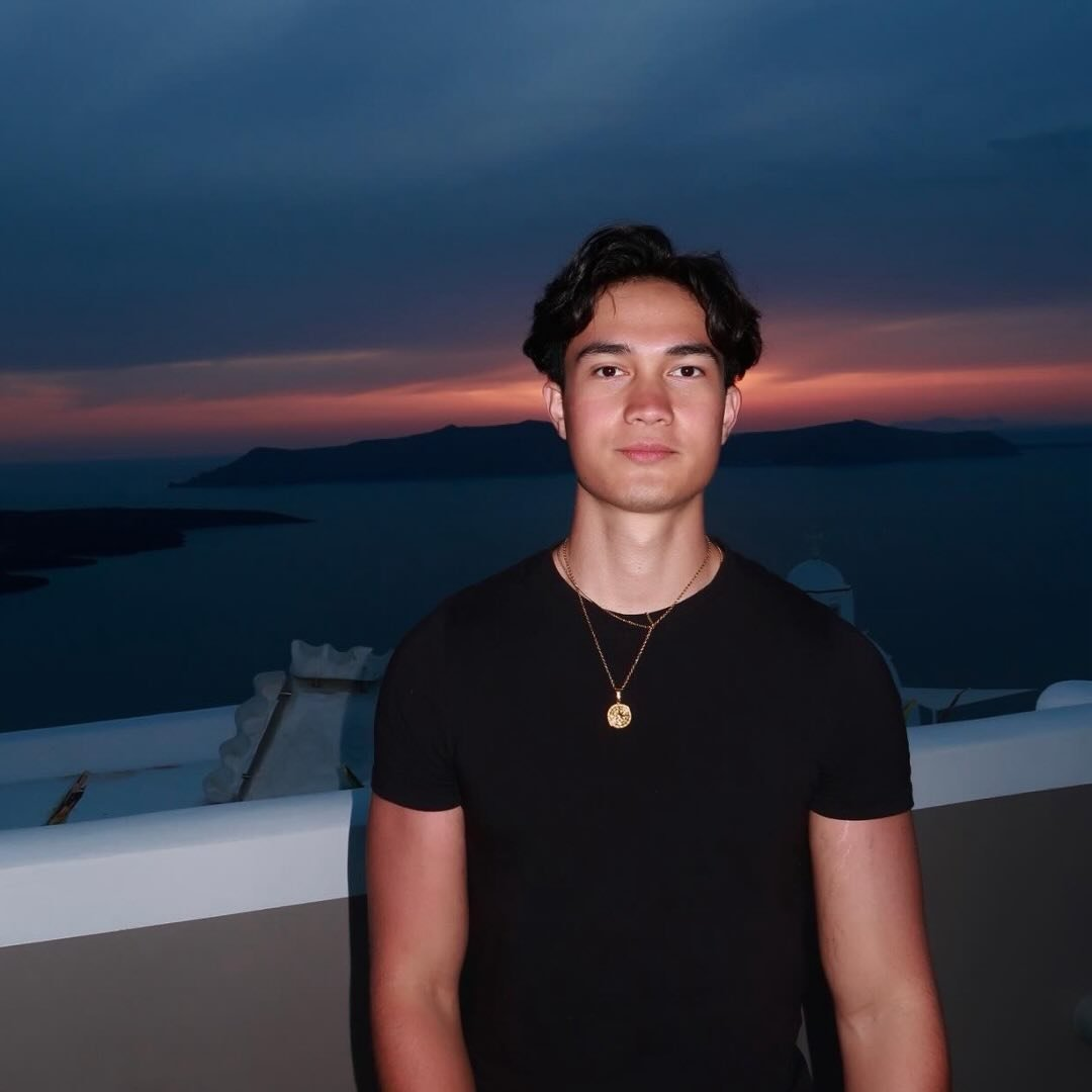 Josh, UGC creator and coach, photographed at sunset